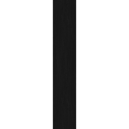 Lucida Surfaces LUCIDA SURFACES, BaseCore Nero 6 in. x 36 in. 2mm 12MIL Peel & Stick Vinyl Plank (54 sq.ft), 36PK BC-913